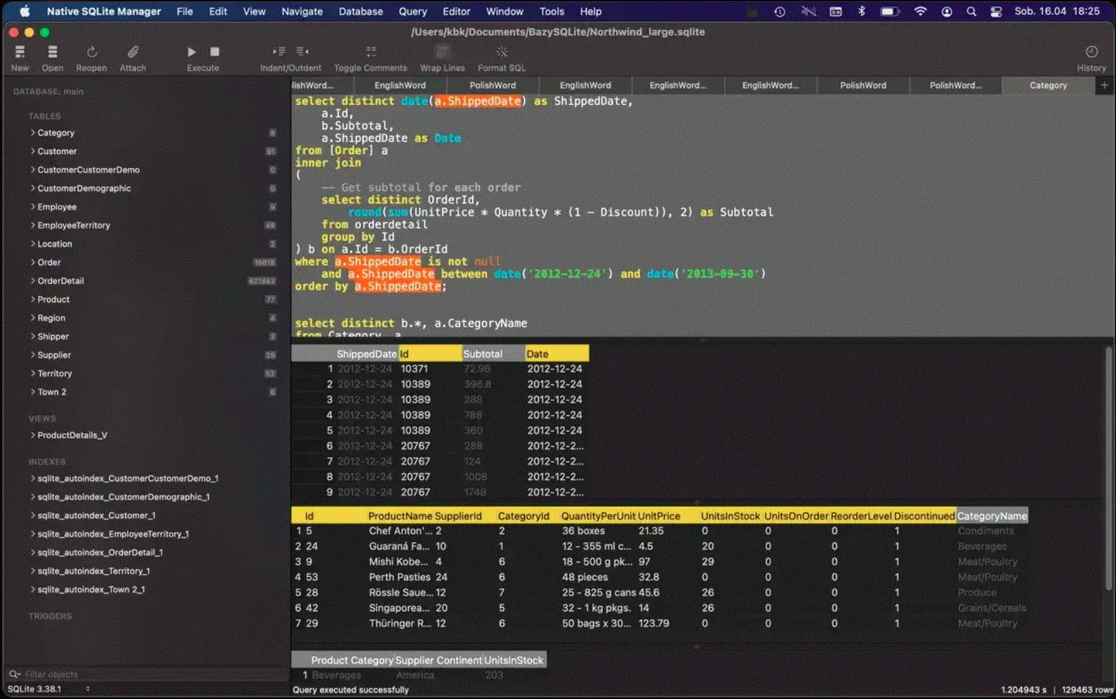 Native SQLite Manager 1.31.1 macOS