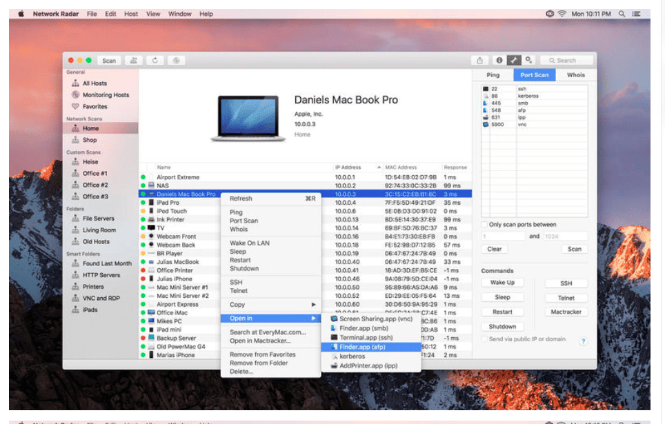 Network Radar 3.2.0 portable for macOS