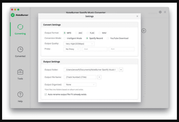 NoteBurner Spotify Music Converter 2.3.3 portable for macOS 1