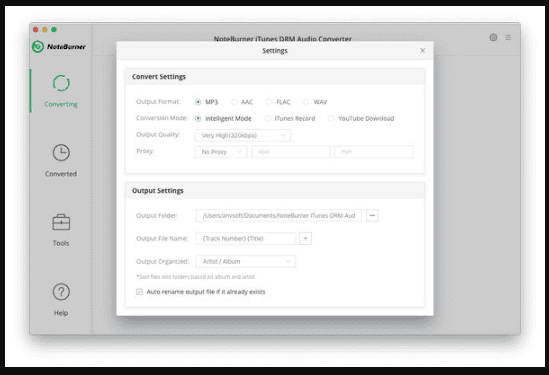 NoteBurner iTunes DRM Audio Converter 3.5.3 portable for macOS 1