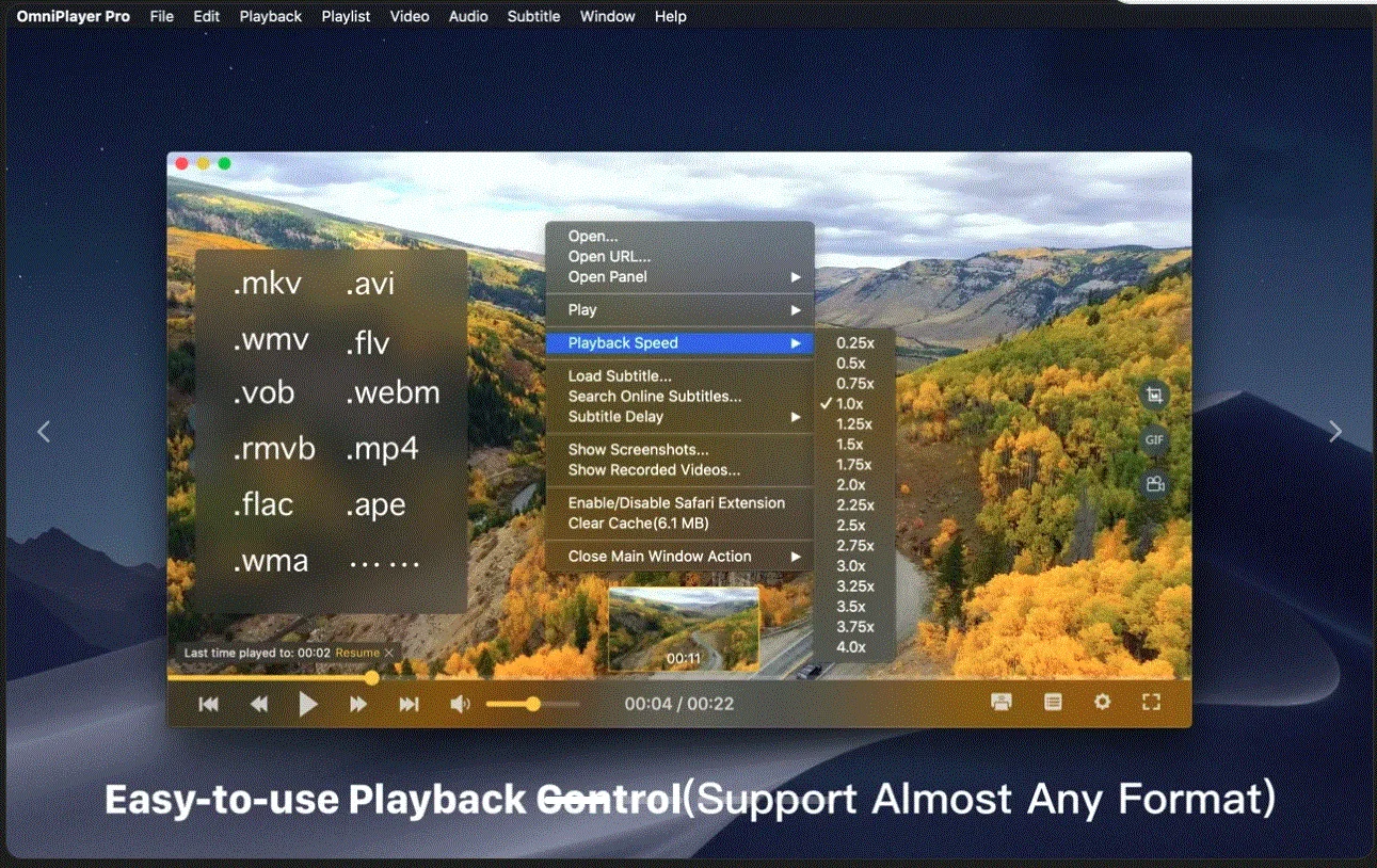 OmniPlayer - MKV Video Player 2.1.17 macOS