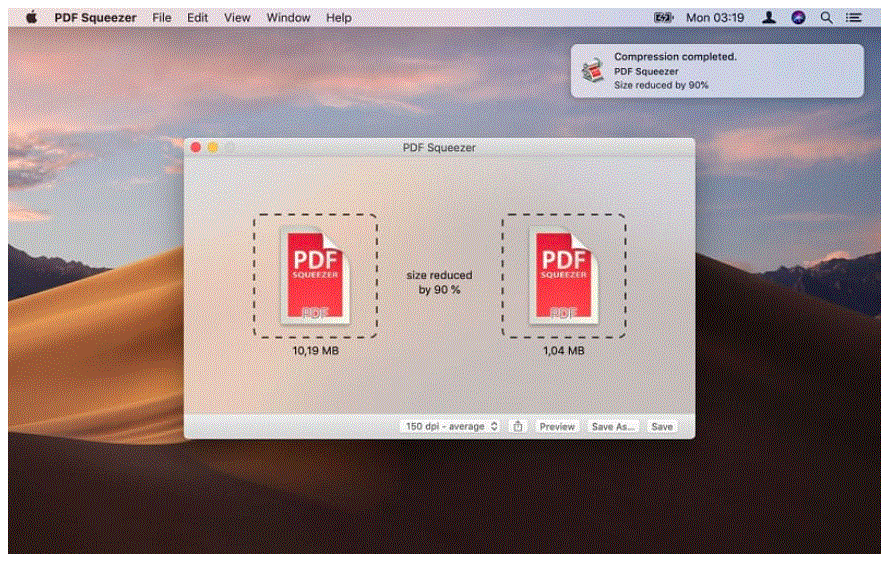 PDF Squeezer 4.6.2 portable for macOS