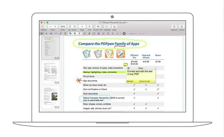 PDFpenPro 13.1 portable for macOS