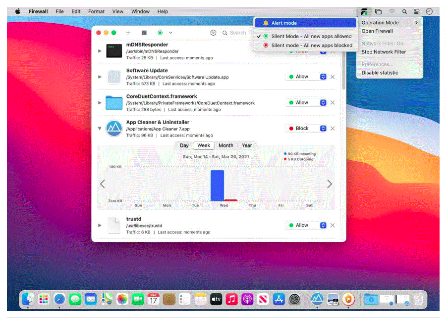 Paragon Firewall – Network Monito‪r‬ 2.0 Portable for macOS