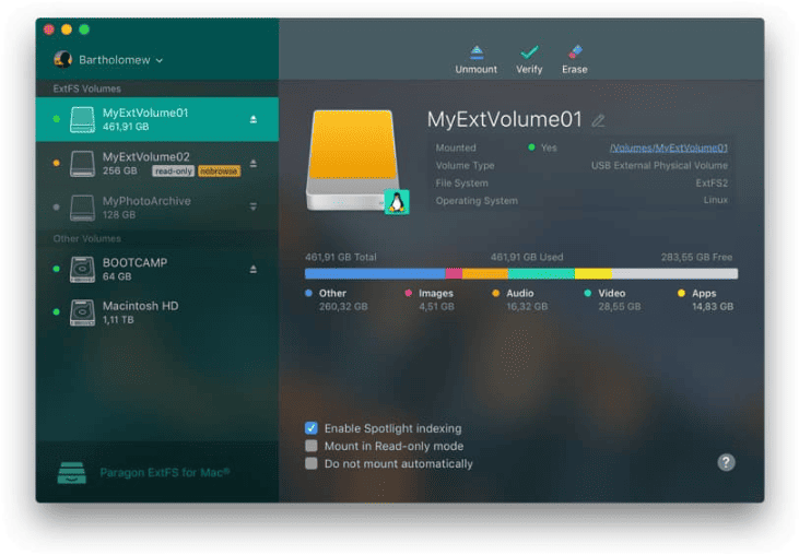 Paragon extFS 11.3.30 Portable for macOS