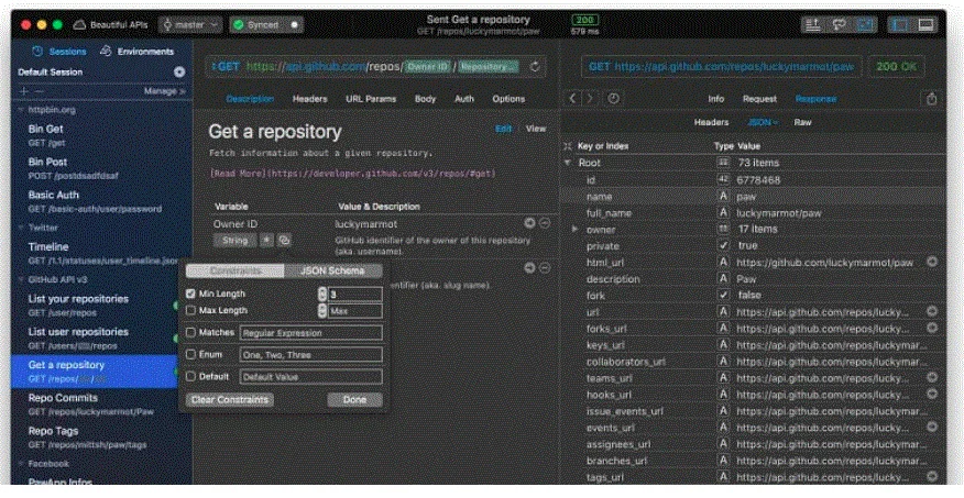 Paw HTTP Client 3.3.5 portable for macOS