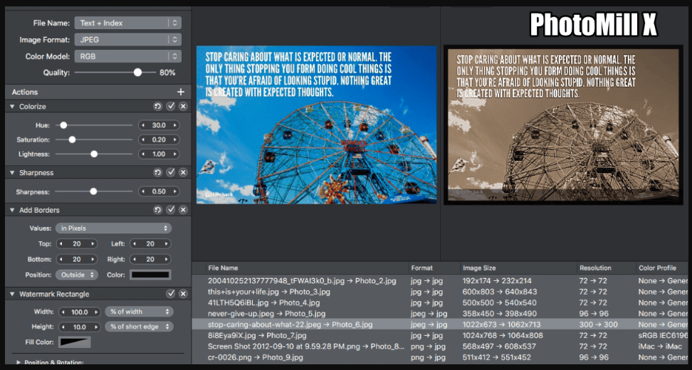 PhotoMill X 3.2.0