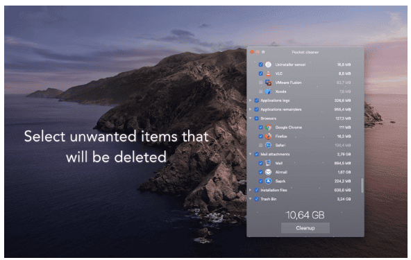 Pocket Cleaner Pro 1.6.2 Portable for macOS