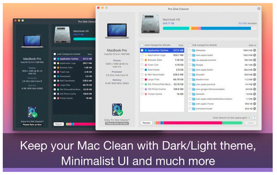 Pro Disk Cleaner 1.8 portable for macOS