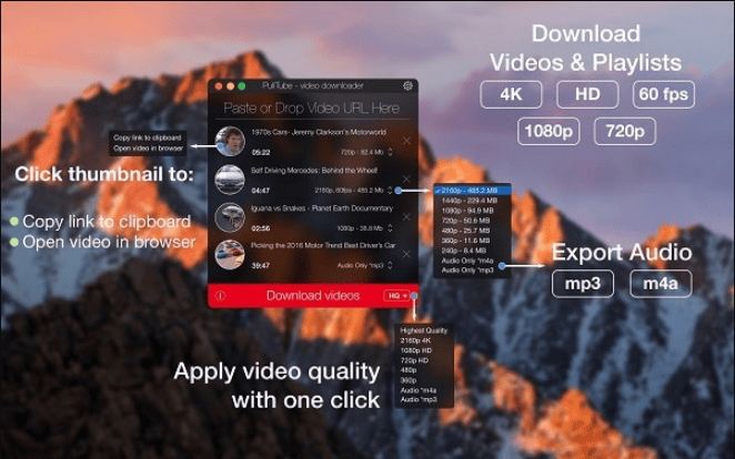 PullTube 1.8.6.17 Portable for macOS