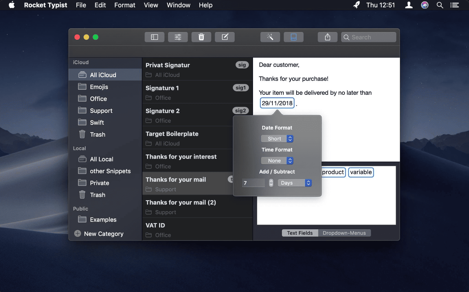 Rocket Typist Pro 3.3.9 macOS