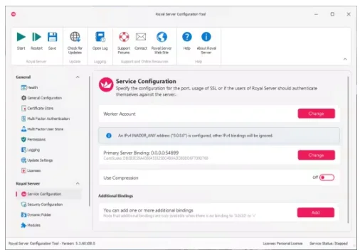Royal Apps Royal Server 5.3.60108