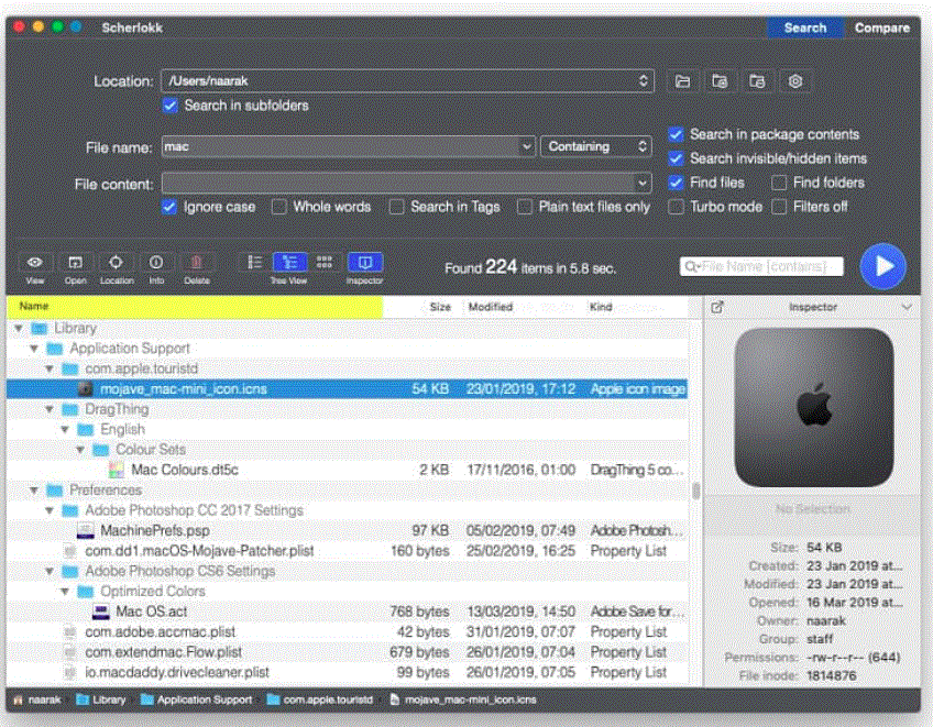 Scherlokk 6.4.0 Portable for macOS