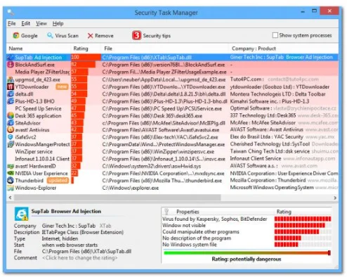 Security Task Manager 3.2c
