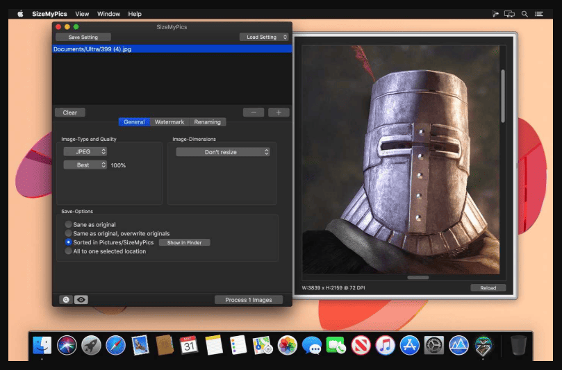 SizeMyPics 1.8.1 Portable for macOS