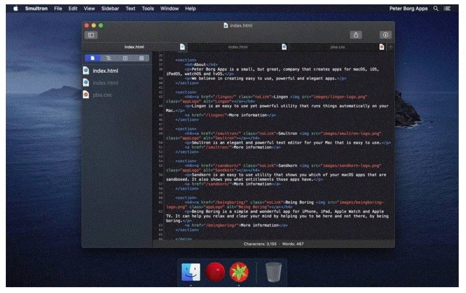 Smultron 14.3.0 portable for macOS