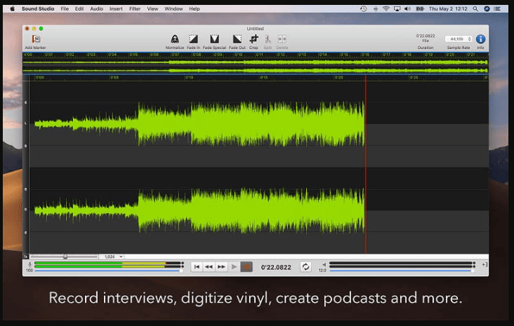 Sound Studio 4.11.0 portable for macOS 1