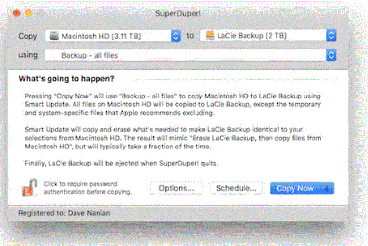 SuperDuper! 3.10.0 portable for macOS