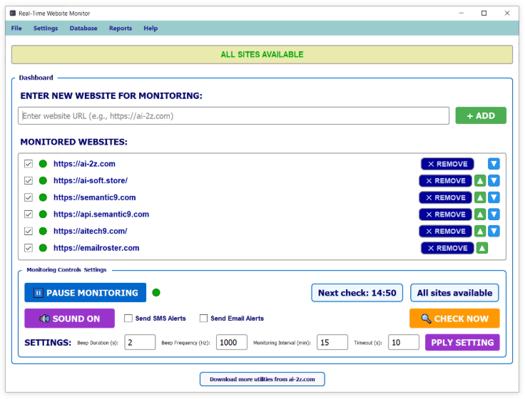 Tera Tech Real Time Website Monitor Pro v3.0 (x64)