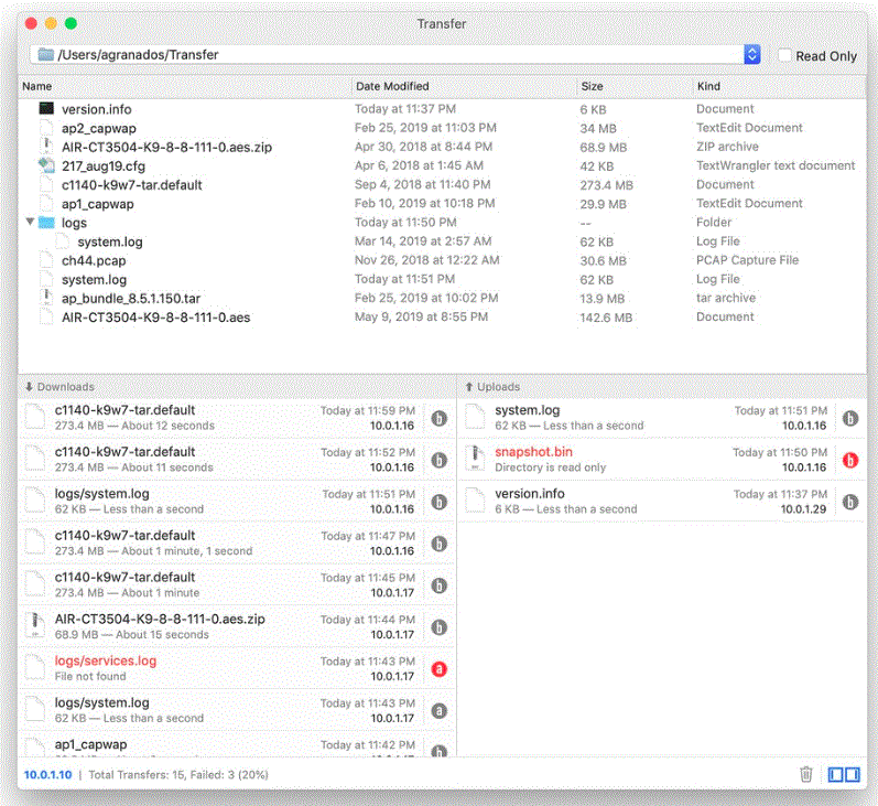 Transfer 2.3.1 portable for macOS