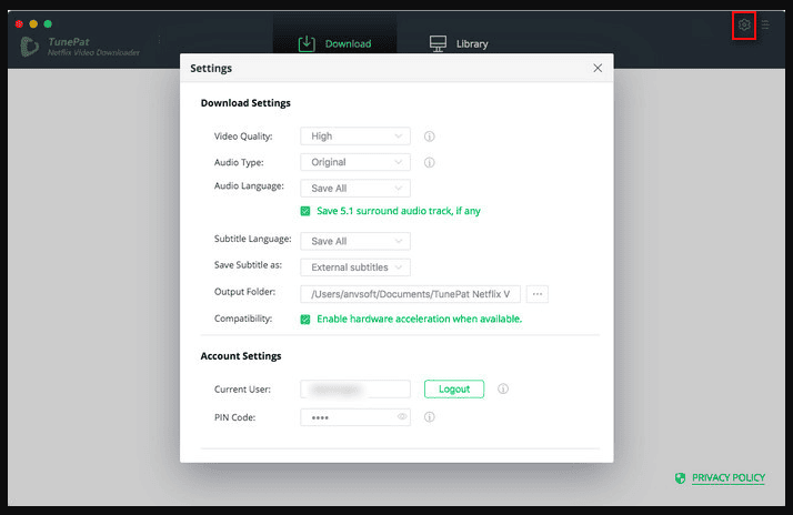 TunePat Netflix Video Downloader 1.8.0 Portable for macOS