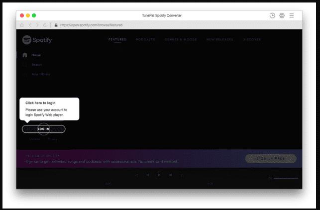 TunePat Spotify Converter 1.6.4 portable for macOS 1