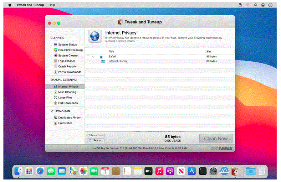 Tweak and Tuneup 4.3.0 Portable for macOS