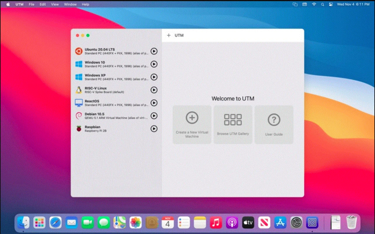 UTM Virtual Machines 4.7.5 portable for macOS