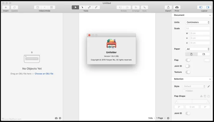 Unfolder 1.10.6 portable for macOS 1