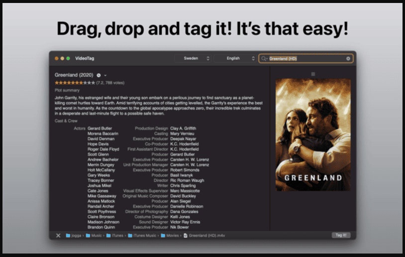 VideoTag 1.2 Portable for macOS