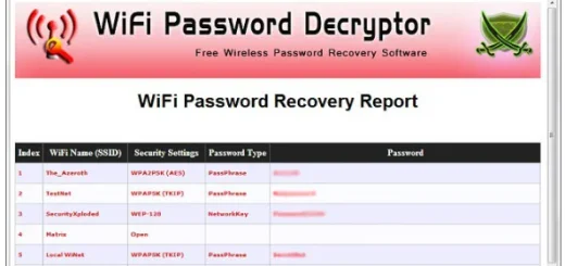 WiFi Password Decryptor 18.0