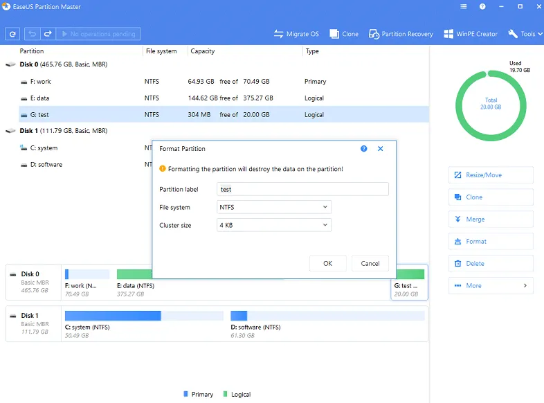 EaseUS Partition Master