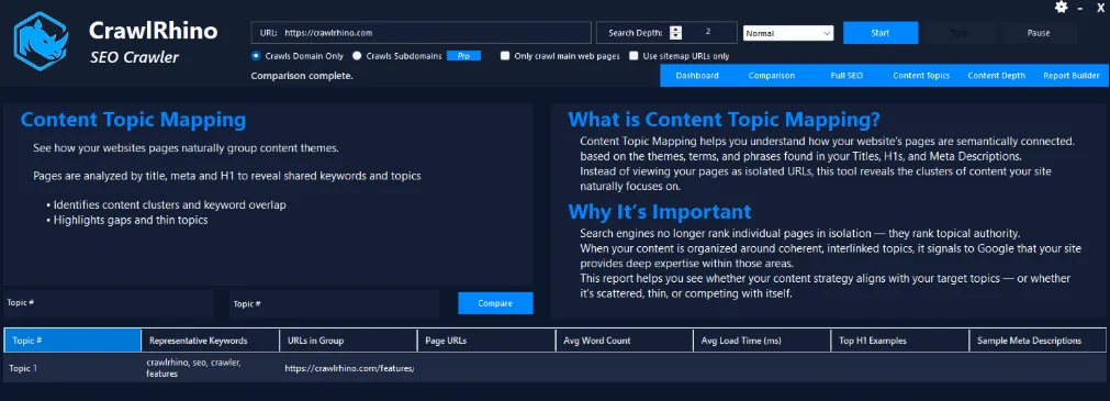 Crawl Rhino SEO Monitor