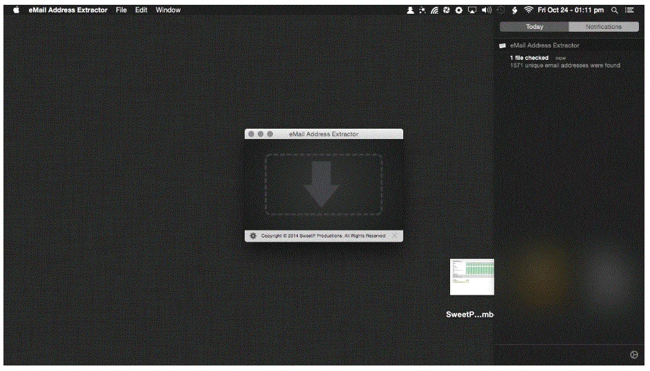 eMail Address Extractor 6.1.1 portable for macOS