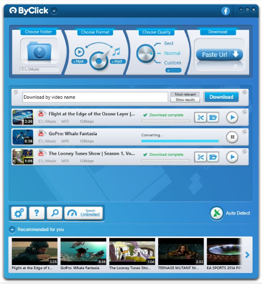 By Click Downloader