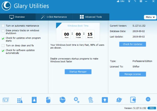 Glary Utilities Pro