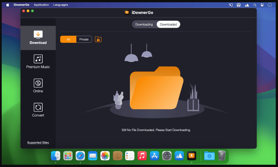 iDownerGo 10.7.0 portable for macOS