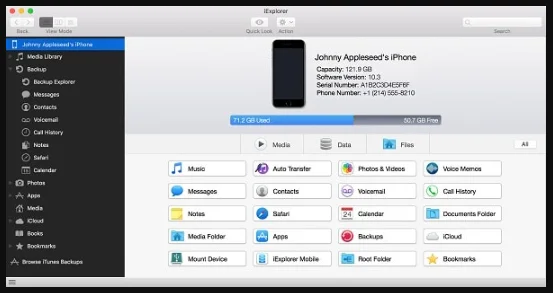 iExplorer 4.6.0 portable for macOS 1