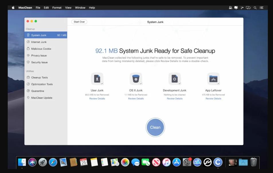 iMobie MacClean 3.6.1 portable for macOS 1