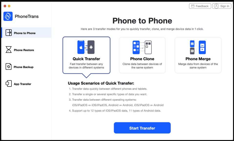iMobie PhoneTrans 5.1.0 (20210113) portable for macOS 1