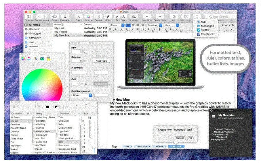 iNotepad Pro 5.8 portable for macOS