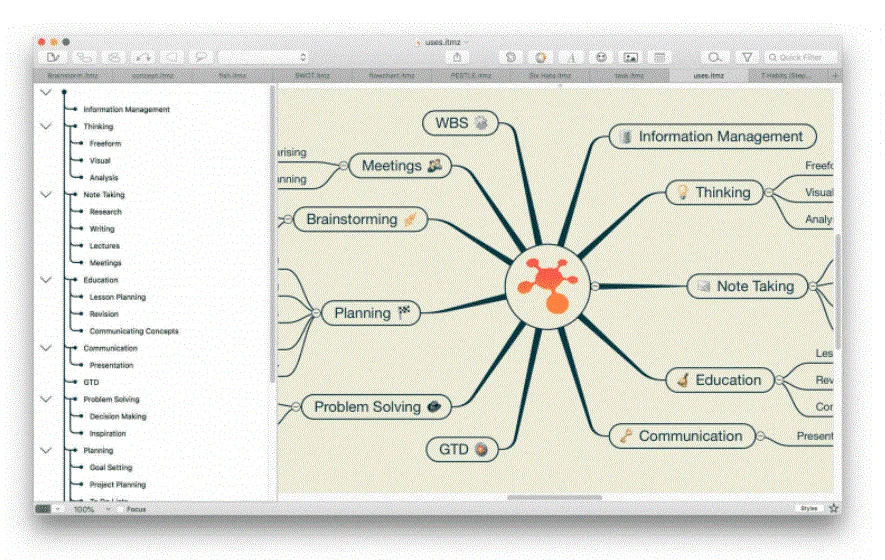 iThoughtsX 9.4 portable for macOS