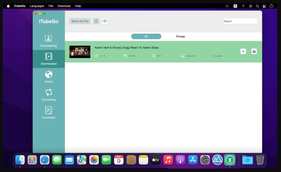 iTubeGo YouTube Downloader 10.9.3 Portable for macOS 1
