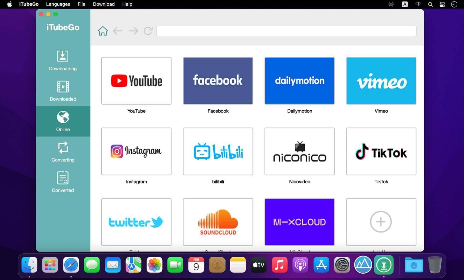 iTubeGo YouTube Downloader 10.9.3 Portable for macOS