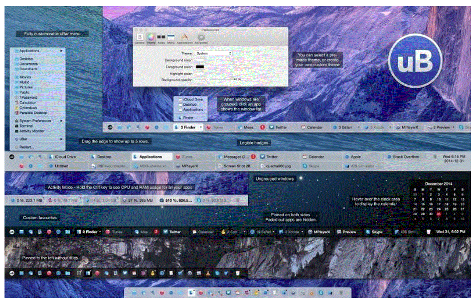 uBar 4.2.3 portable for macOS