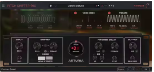 Arturia Pitch SHIFTER-910 v1.0.0.6566 U2B macOS