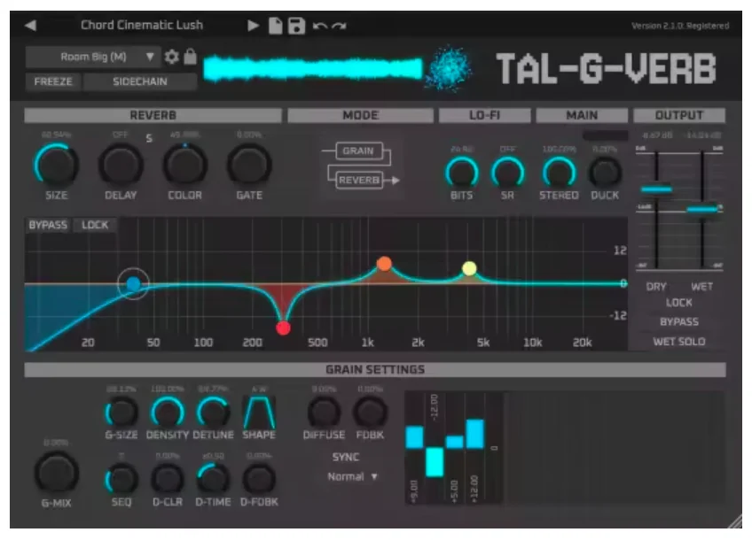 Togu Audio Line TAL-G-Verb v2.1.2 U2B macOS