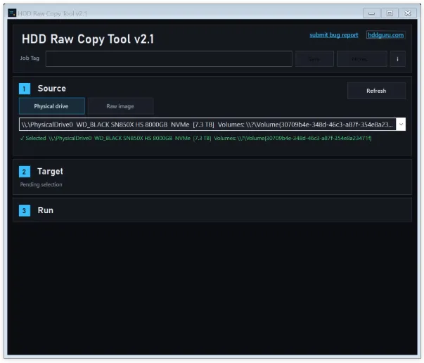 HDD Raw Copy Tool