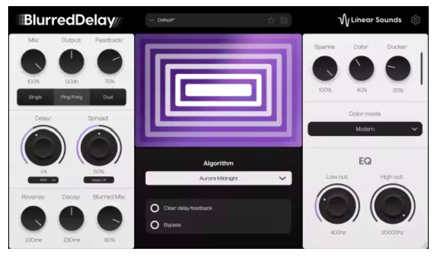 Linear Sounds BlurredDelay v1.1.1 macOS
