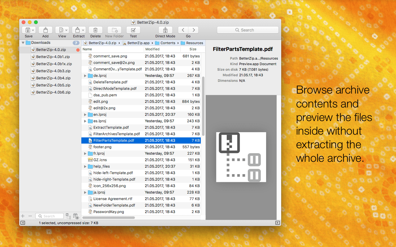 BetterZip 5.4.2